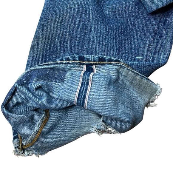 Vintage RRL Japanese Selvedge Denim Hillside Patchwork Straight Leg Jeans 29x32 - Picture 16 of 16